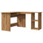 Corliss Corner Desk Computer Desk Study L-shaped Desk Table Engineered Wood-881547585