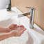Robinet de lavabo pour salle de bain à poignée simple moderne en laiton massif de 7,6 po avec aérateur amovible, 3,4 gallons par minute-128842526