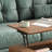 Denicka Mid-Century Modern Coffee Table with Storage,Lift Top Coffee Table with Slatted Sliding Door for Living Room,Walnut