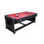 Table de jeu rotative 4-en-1 Lazy Dog 7 pi en noir / rouge-99324635