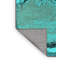 Tapis abstrait bleu tissé à la machine Xanthia-533582392