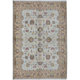 Maharajah Wool Oriental Area Rug in Gray/Brown