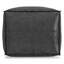 Brody 18"W Upholstered Vegan Faux Leather Square Pouf-1625655913