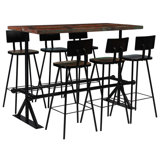 Dowler Rectangular Bar Height Dining Set