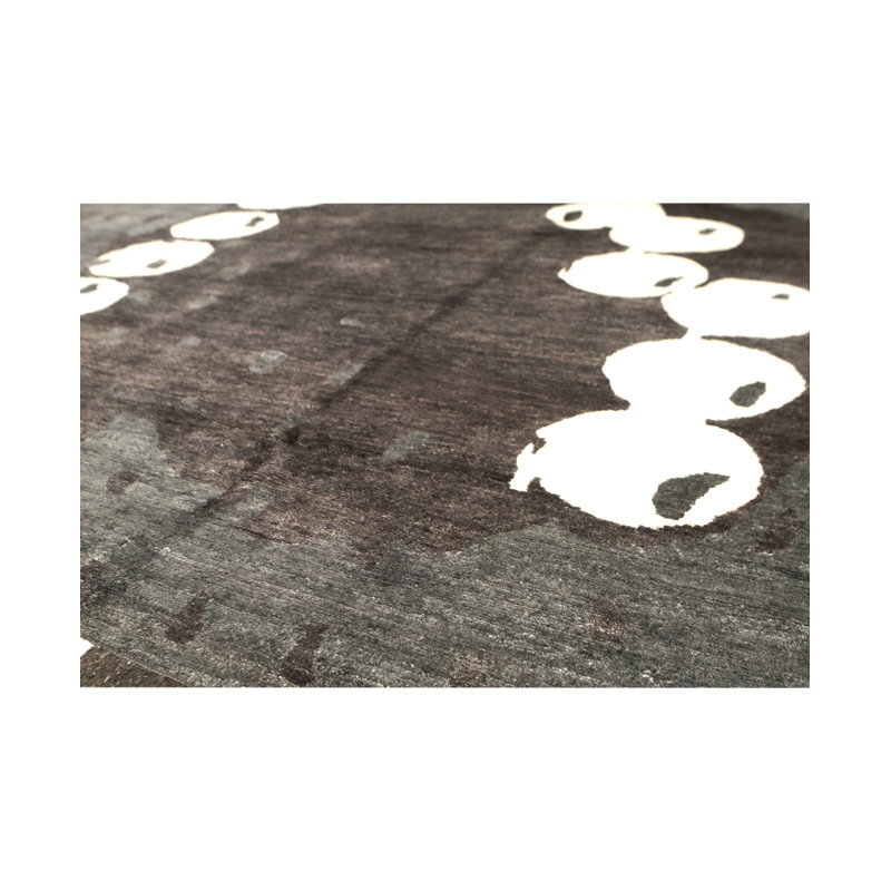Abstract Area Rug in Brown