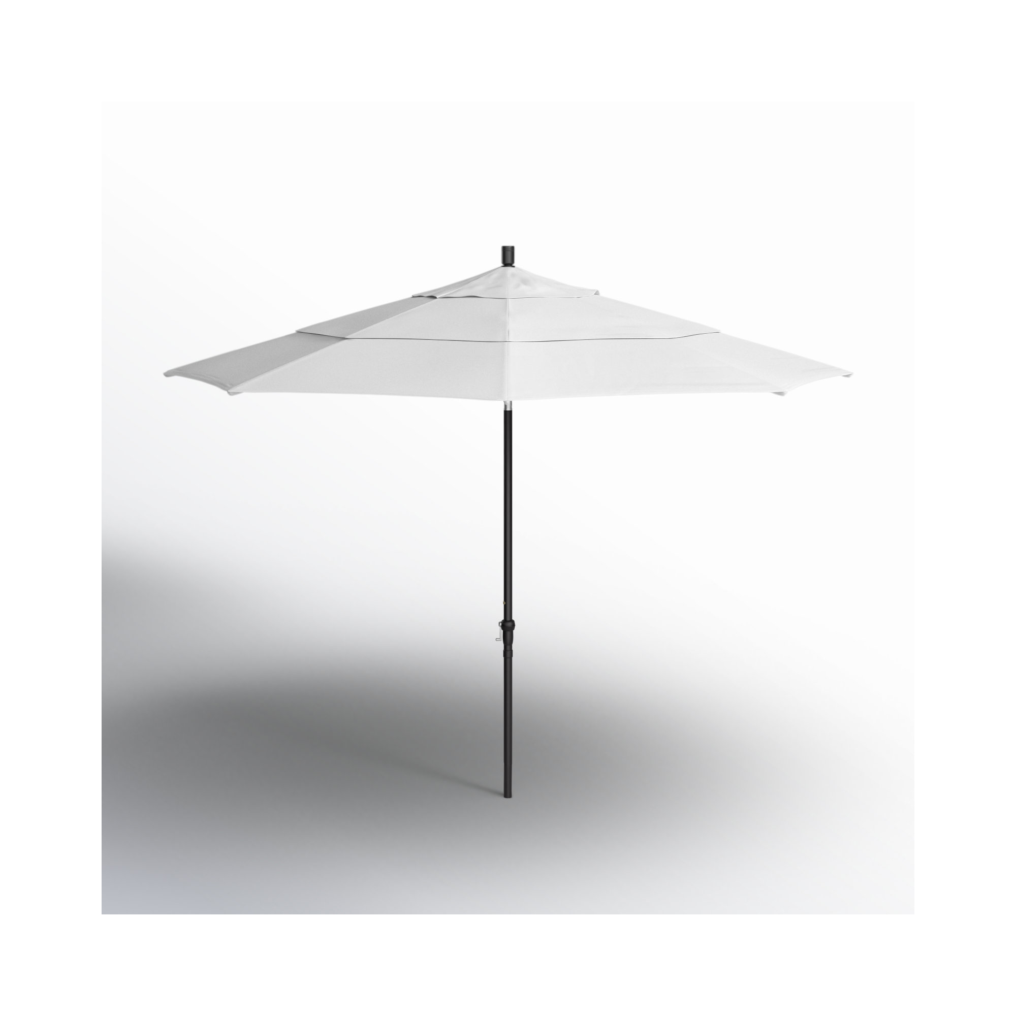132'' Outdoor Umbrella, White - Olefin