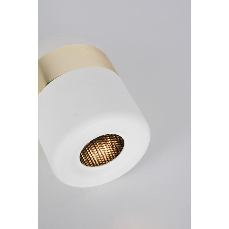 Ling 6 - Light Pendant, White, Black/White/Brass