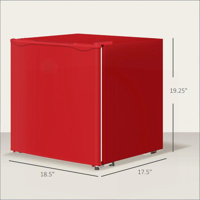 Portable Freezer,Compact Upright Freezer,Stylish Mini Freezer, Red