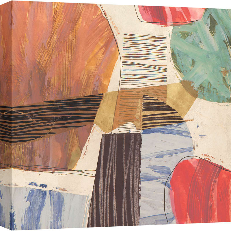 Modern Abstract: Bebop II By Sven Dorn by Sven Dorn - Wrapped Canvas Print, 50cm H x 50cm W