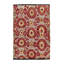 Tribal Rug In Red, Yellow, Green, White Ikats Pattern By Rug & Kilim-698557398
