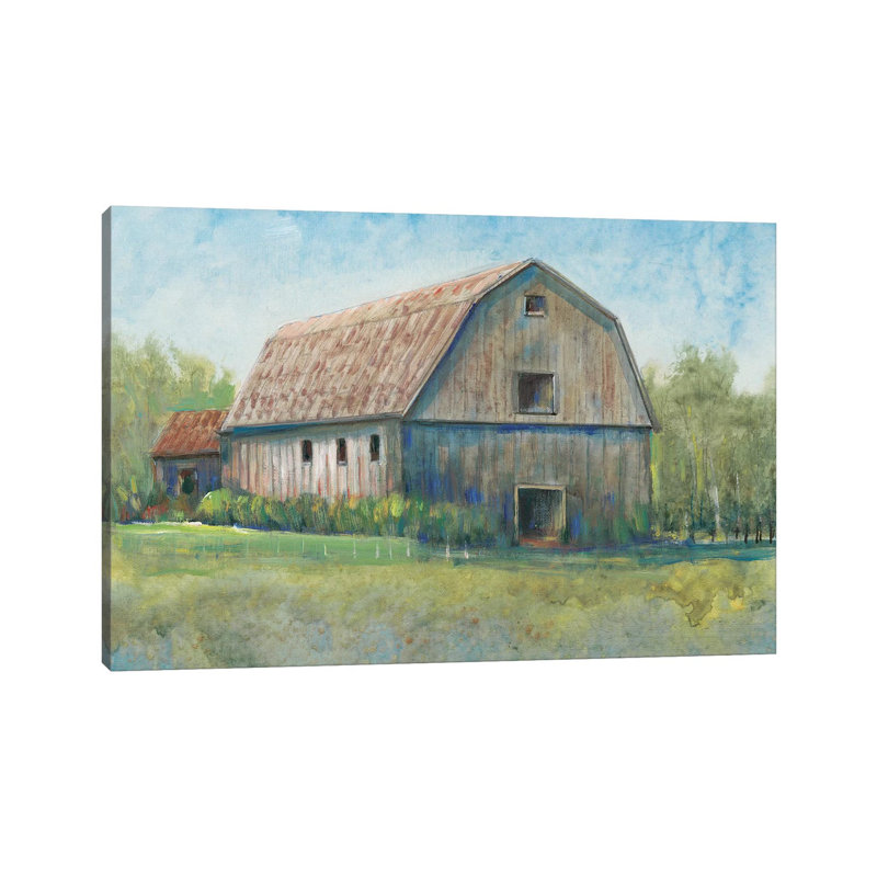 Country Life I by Timothy O' Toole - Wrapped Canvas Painting, 30.48cm H x 45.72cm W x 1.9cm D