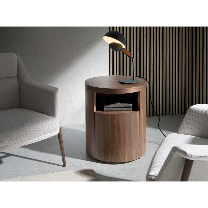 48cm W Manufactured Wood Bedside Table
