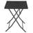 Outdoor 3 Pieces Folding Bistro Set, Waterproof PP Rattan Table and Chairs