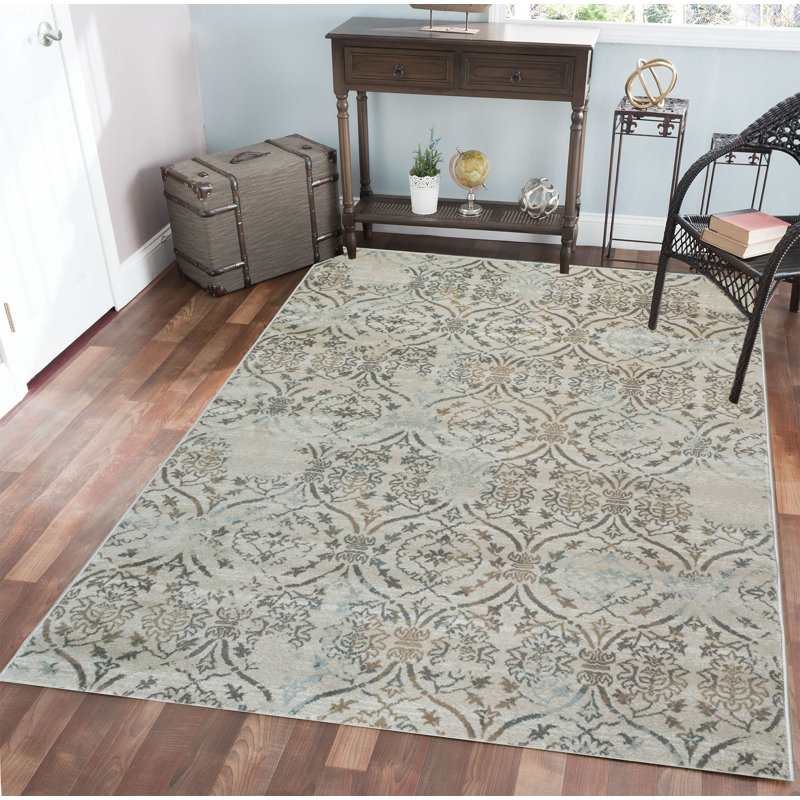 Tapis beige Aberdeenshire, Rectangle 7 pi 10 po x 10 pi 6 po