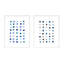 Blue Dot. Set of 2 Framed Painting by Andrea Stokes-468466209-468466235