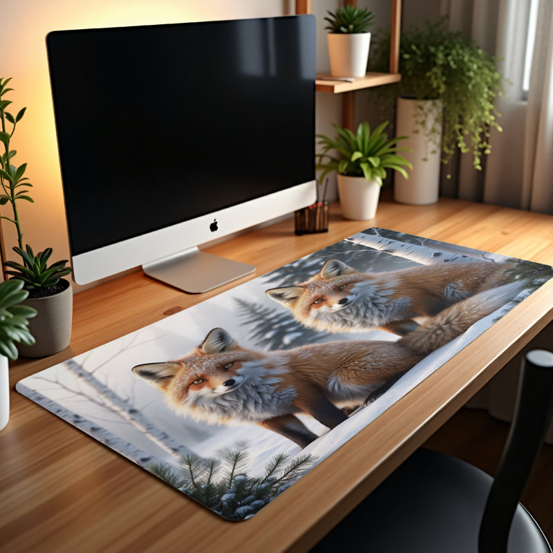 Polyester Desk Pad, 31.5x15.5