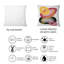 Colorful Minimal Shapes II - Coussin décoratif à imprimé moderne-1122822956