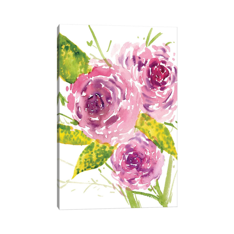Bouquet Rose I by Melissa Wang - Wrapped Canvas Gallery-Wrapped Canvas Giclée, 45.72cm H x 30.48cm W