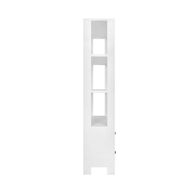 Davie Storage Bookcase, White
