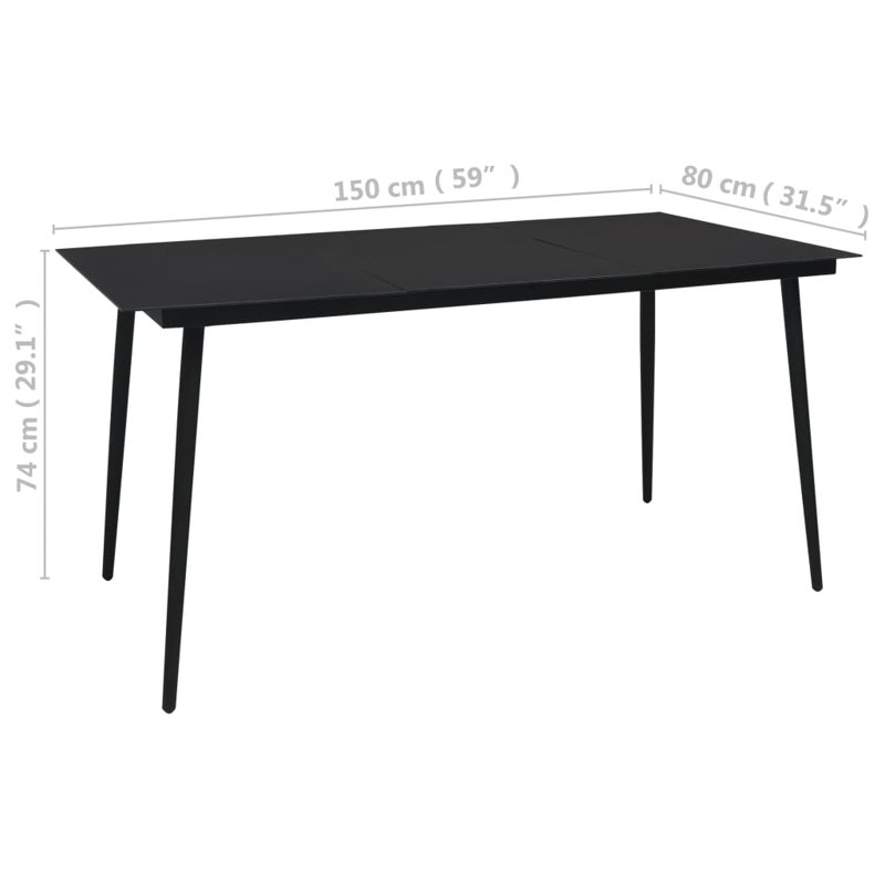 Rectangular Dining Set, 4