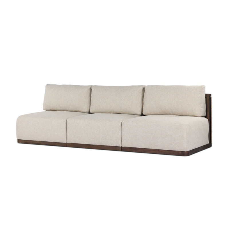 Fiecke Outdoor 3 PC Sectional-Ellor Beige