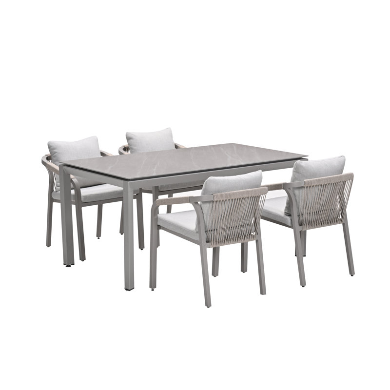 Bladen Wicker 4 - Person Garden Lounge Set with Cushions