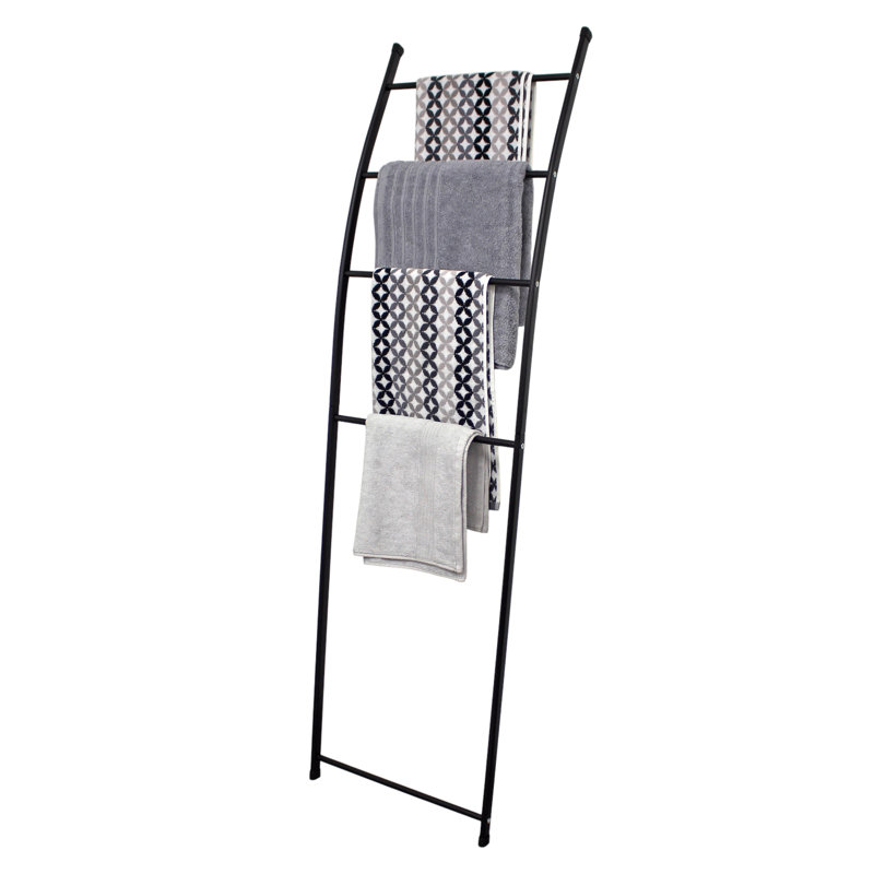 Agathla 4 Towel Stand, Matte Black