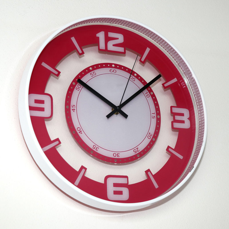 Kennedy Wall Clock, Pink