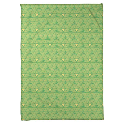 Couverture polairee triangles à la main