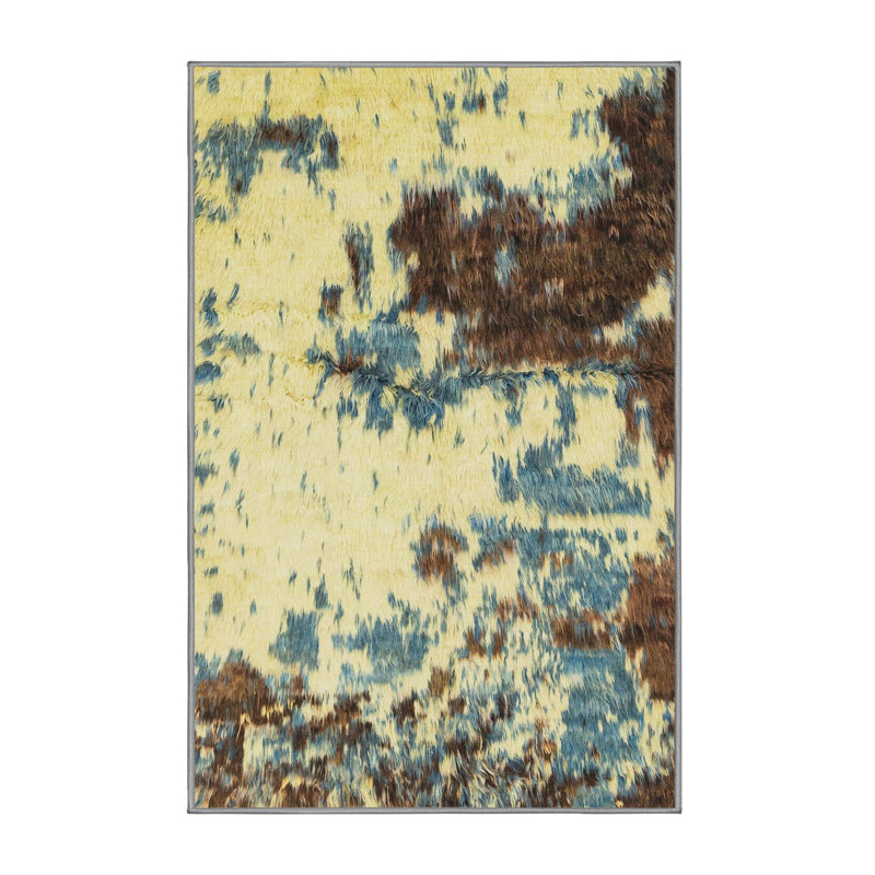 Tapis abstrait moderne 2570, Rectangle 8 pi x 10 pi