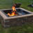 Houser DIY Heavy-Duty Square Steel Fire Pit Rim Insert - 36"-263765722