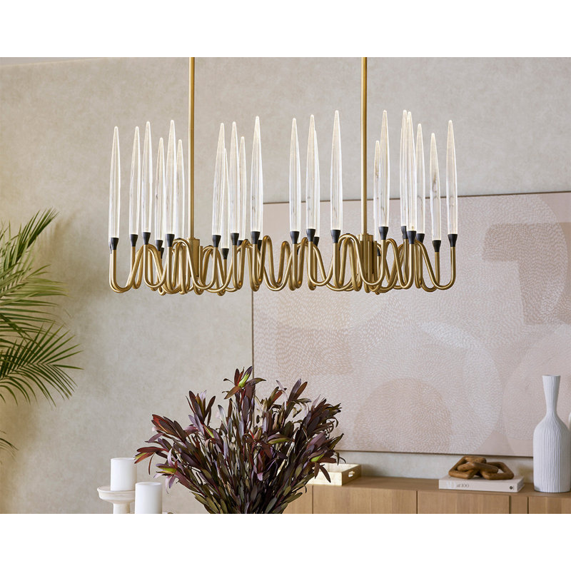 Hestia Pendant, 53", 28 Lights