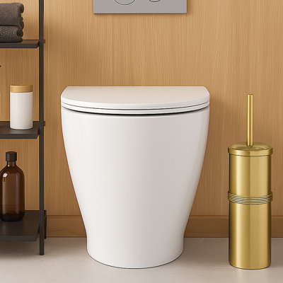 NU Steel Toilet Brush and Holder