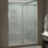 Porte de douche coulissante simple sans cadre l 52 po x H 80 po Coraline