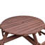 Table de pique-nique en bois massif Currier