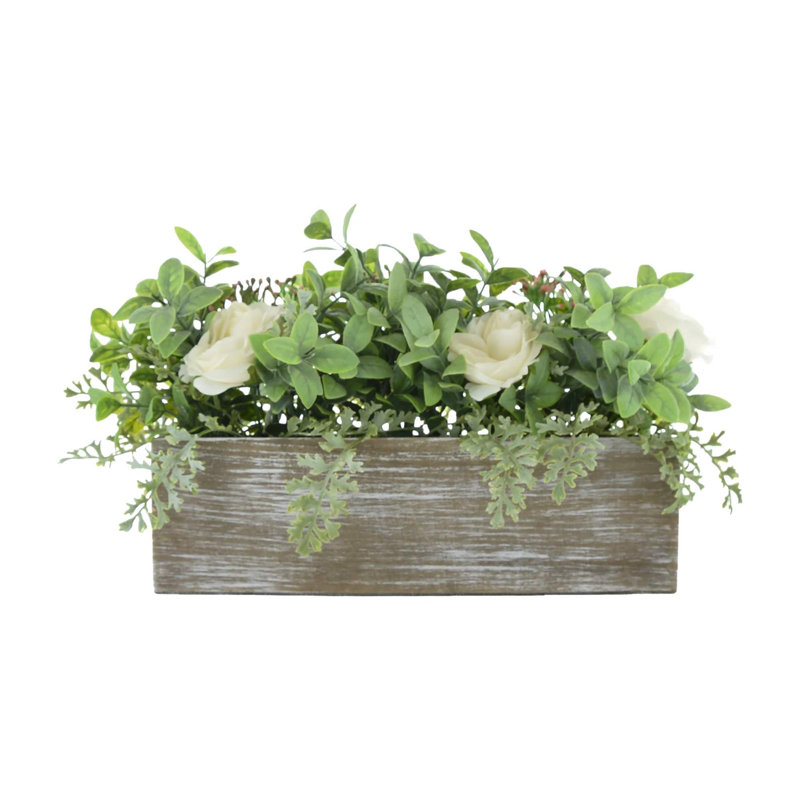 27 cm H Faux Fern Plant