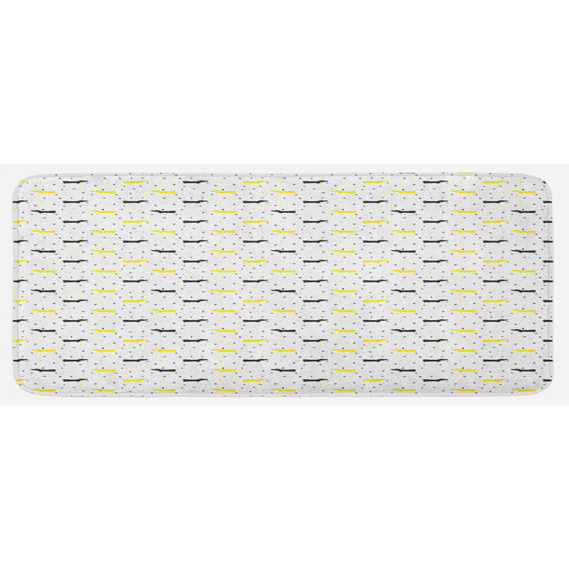 Tapis de cuisine teckel