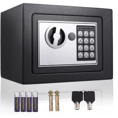Security Safe Lock, Fireproof Safes Box With Electronic Keypad Lock, Fireproof Waterproof Lock Safe For Home Office Cash Jewelry Storage