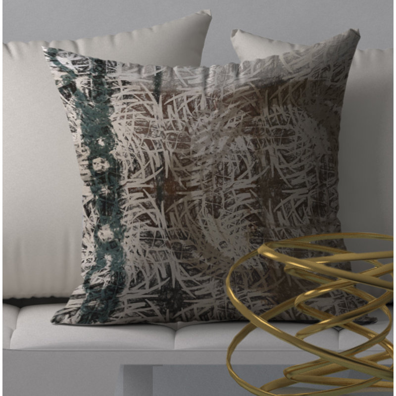 Housse de coussin carrée/insert, 24 po x 24 po