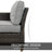 Lawtun 24'' Wide Wicker Patio Sofa with Cushions