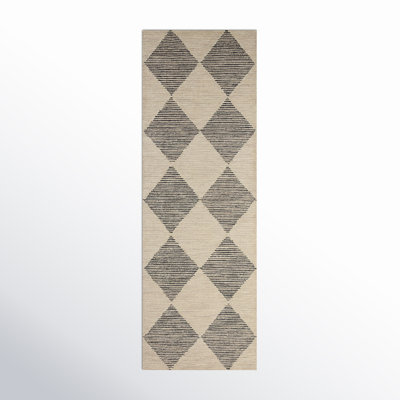 Chris Loves Julia x Loloi Francis Wool Beige / Charcoal Rug