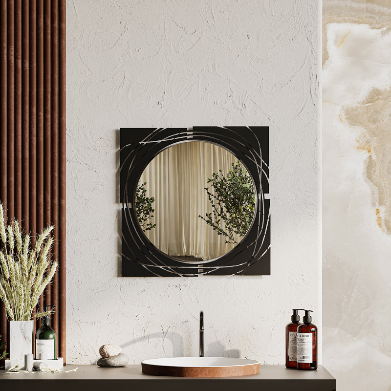 HULLA MIRROR- BLACK