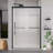 44-48*72 INCH Frame Double Sliding Soft-Close Shower Doors, Bathroom Sliding Shower Door,  (6Mm) Thick SGCC Tempered Glass Door For Bathroom Door ,Matte Black-121720257