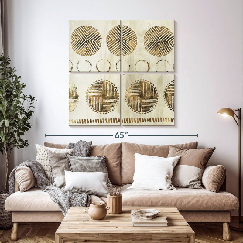 Boho African Pattern, 45" H x 45" W