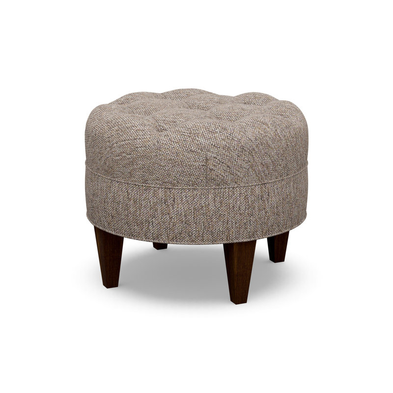 Round Ottoman, Walnut, 3906-99