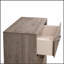 Contemporary 4-Drawer Storage Chest With Metal Handles And Grey Oak Finish For Modern Home Organization