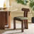 Keokuk Boucle Seat Dining Chair-1235090393