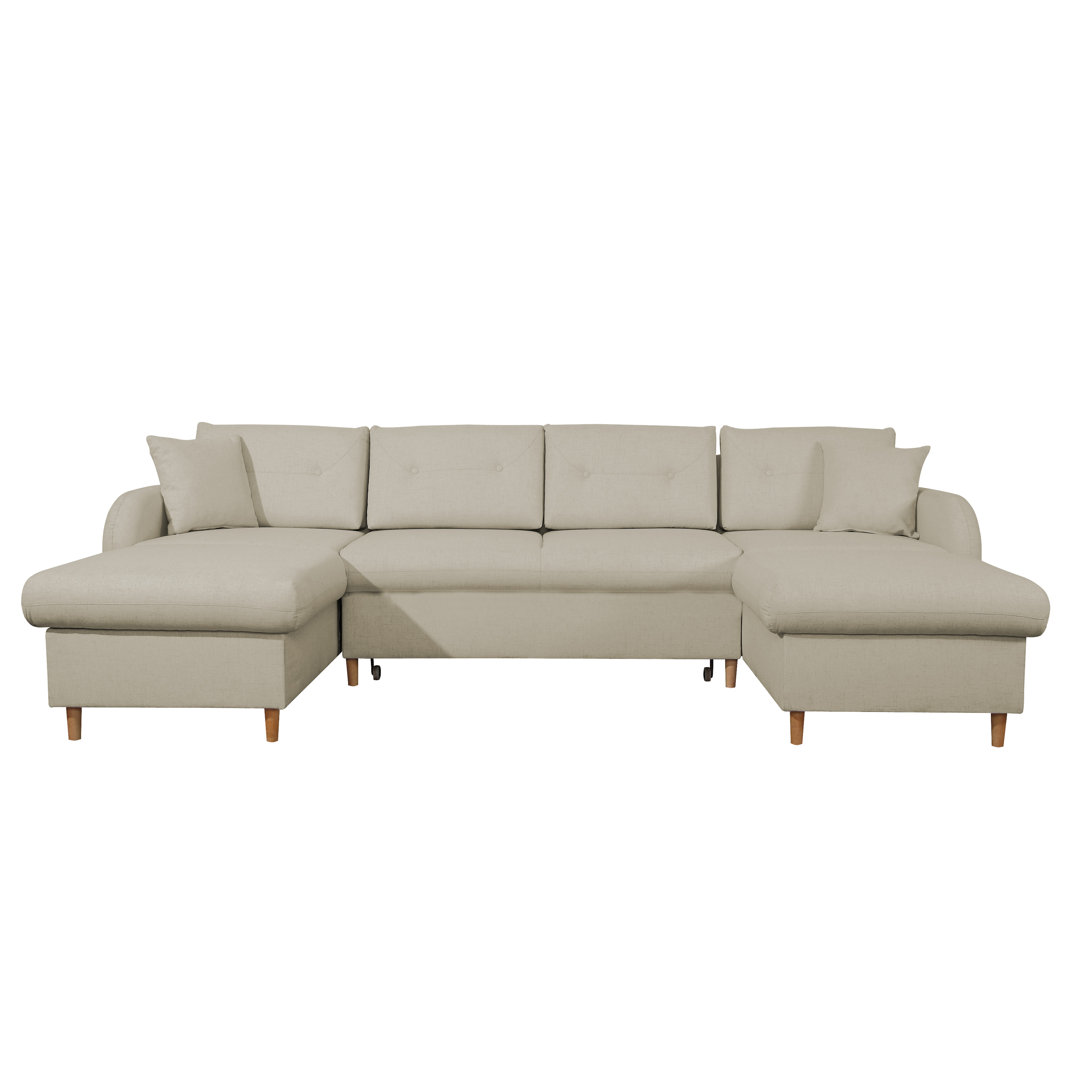 Symmetrical Sleeper Large Corner Sofa