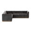 Kensington 3 Piece Corner Sectional - 101 - Destroyed Black-118588930