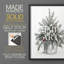 «Christmas Holiday Art DCCCLxxIV», reproduction d'art encadrée - bois massif-1551593157-1551593155